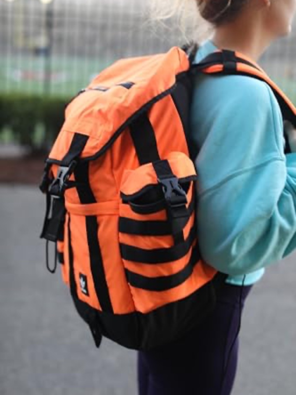 Adidas Originals Urban Utility Nylon Backpack in Orange